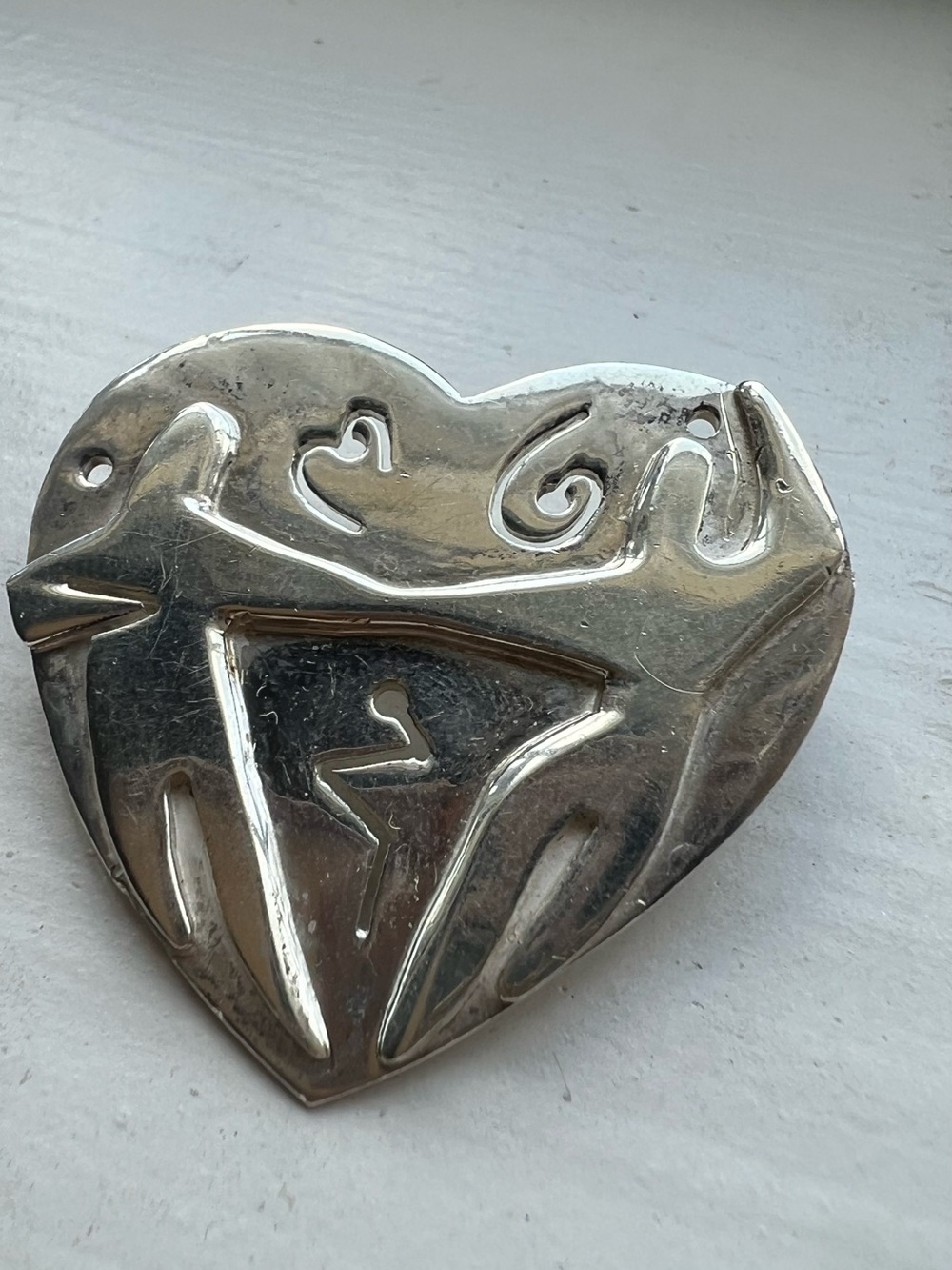 Vintage Sterling silver Texco pendant/ brooch made in Mexico